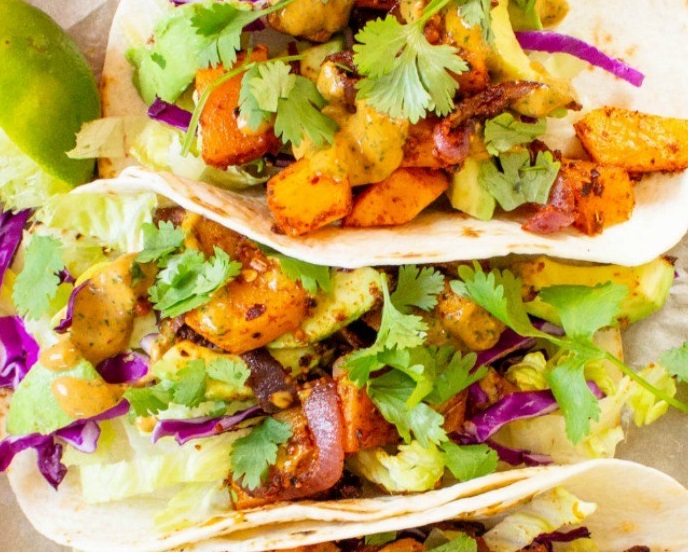 Reverse Your Fatty Liver Butternut Chipotle Soft Tacos